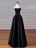 Sweetheart ??Prom Dress for Birthday&Graduation-Burgundy Satin Long Formal Evening Dress HZ1024